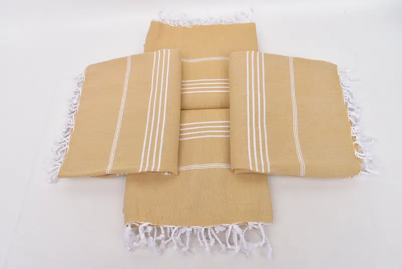 Bridal Shower Favor, Lightweight Turkish towel, 70x40 Cotton Striped Towel, Eco-Friendly Turkish Towel, Personalized Towel, Absorbent towel - 6