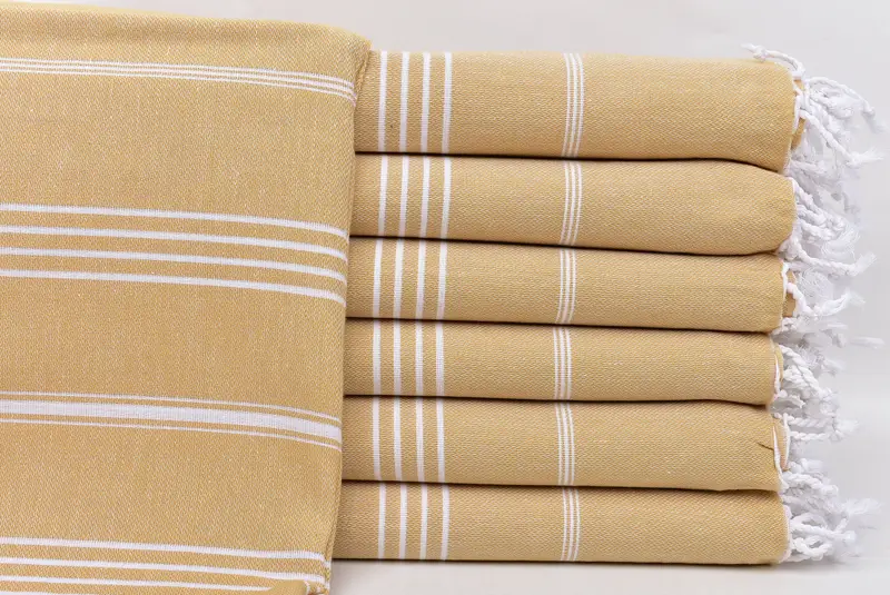 Bridal Shower Favor, Lightweight Turkish towel, 70x40 Cotton Striped Towel, Eco-Friendly Turkish Towel, Personalized Towel, Absorbent towel - 1