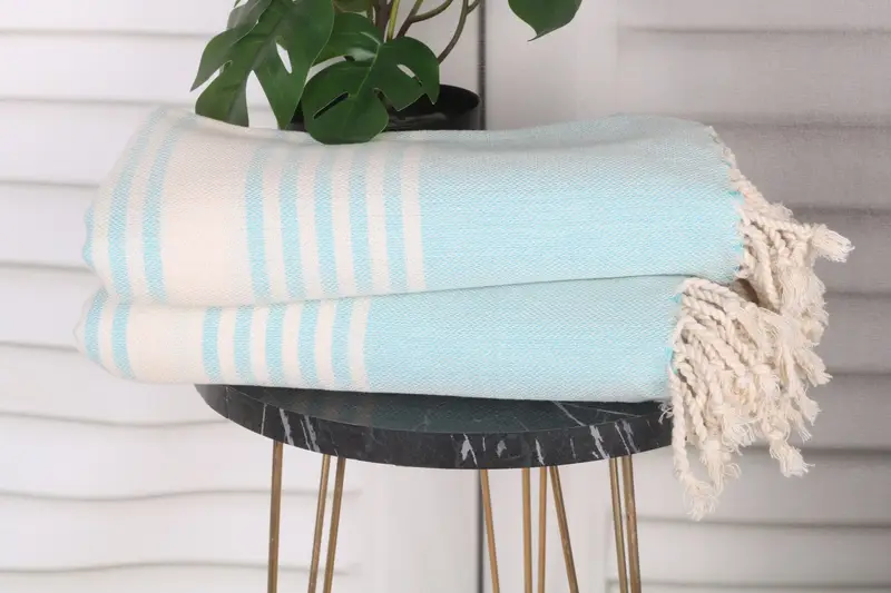 Pool Towels, 68x40 Cotton Striped Towel, Personalized Bridesmaid Gift, Welcome Wedding Gift, Bachelor Towel, Custom Wedding Gifts, Turkish Towel USA - 3