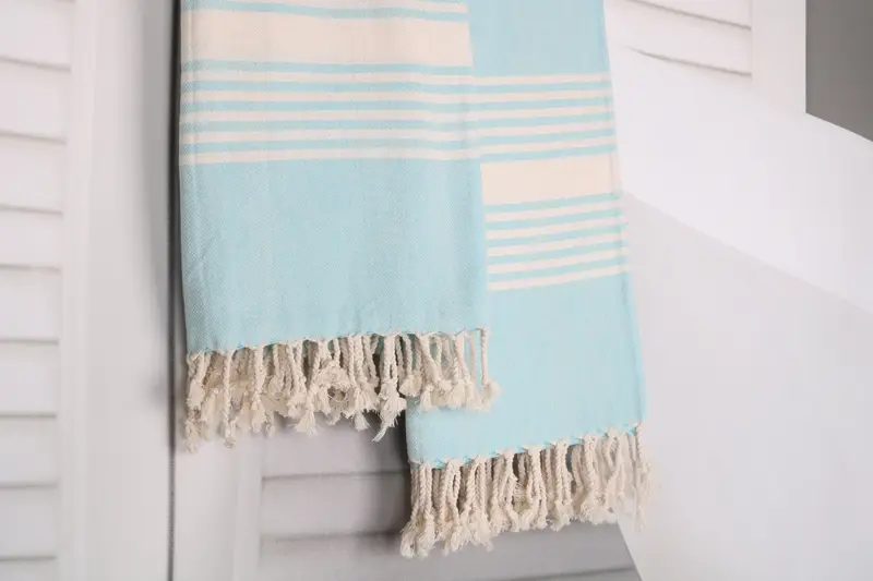 Pool Towels, 68x40 Cotton Striped Towel, Personalized Bridesmaid Gift, Welcome Wedding Gift, Bachelor Towel, Custom Wedding Gifts, Turkish Towel USA - 8