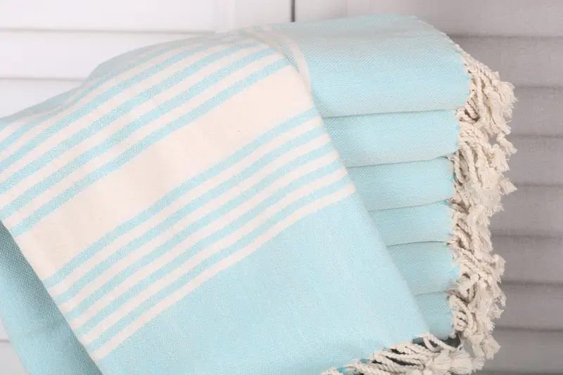 Pool Towels, 68x40 Cotton Striped Towel, Personalized Bridesmaid Gift, Welcome Wedding Gift, Bachelor Towel, Custom Wedding Gifts, Turkish Towel USA - 1
