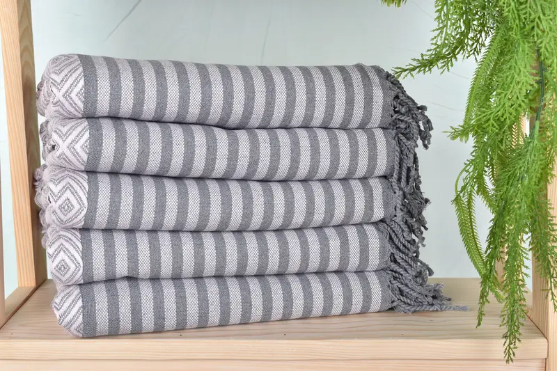 70x40 Cotton Diamond Towel, Family Gift Basket, Bachelorette Party Gift, Baby Boy Gift, Beach Towel Gift, Personalized Turkish Towel, Guest Towel - 2