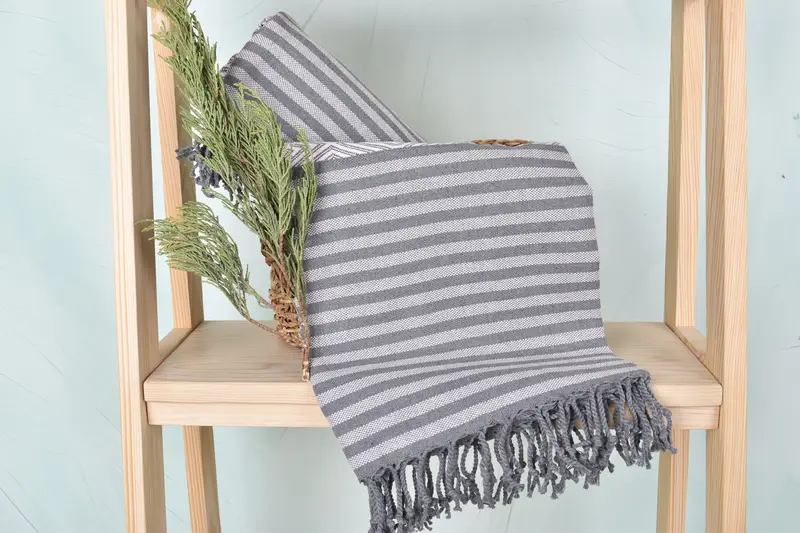 70x40 Cotton Diamond Towel, Family Gift Basket, Bachelorette Party Gift, Baby Boy Gift, Beach Towel Gift, Personalized Turkish Towel, Guest Towel - 4