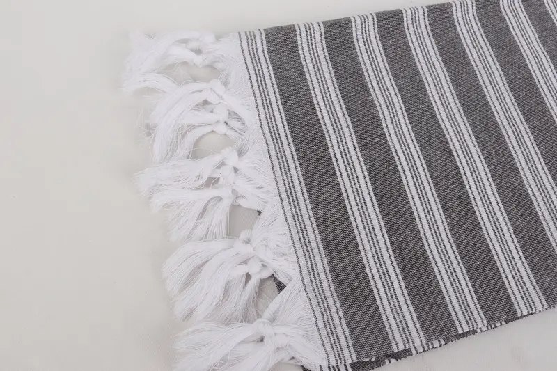 70x40 Cotton Striped Towel, Grandma Gift, Custom Wedding Gifts, Turkish towel, Girls Weekend Favors, Hammam towel, Bachelorette Party Items - 7