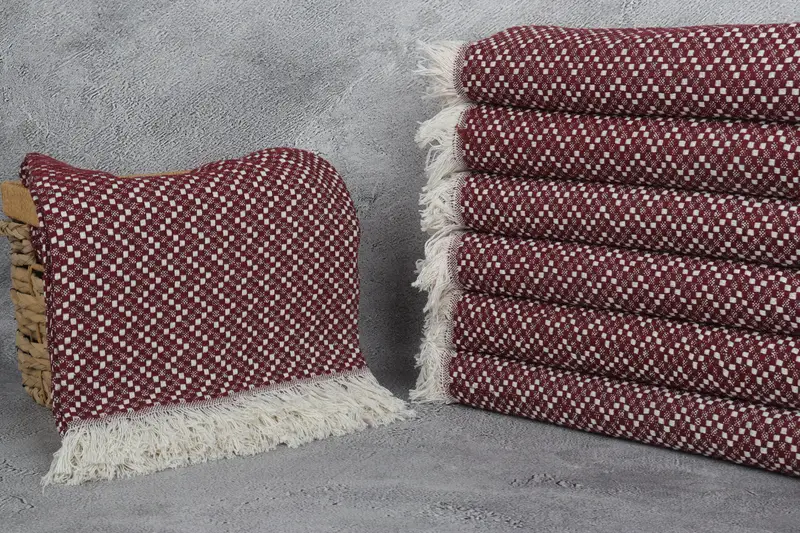 Best Friend Wedding Gift, Tablecloth, Bachelor Party Gifts, Custom Wedding Gifts, 76x68 Cotton Herringbone Towel, Throw Blanket, Turkish Tablecloth - 3