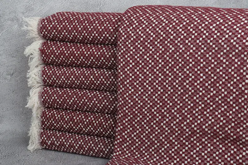 Best Friend Wedding Gift, Tablecloth, Bachelor Party Gifts, Custom Wedding Gifts, 76x68 Cotton Herringbone Towel, Throw Blanket, Turkish Tablecloth - 1
