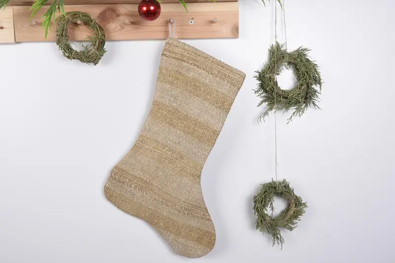 19 İnç Noel Süsleri Deseni, Kilim Noel Çorabı