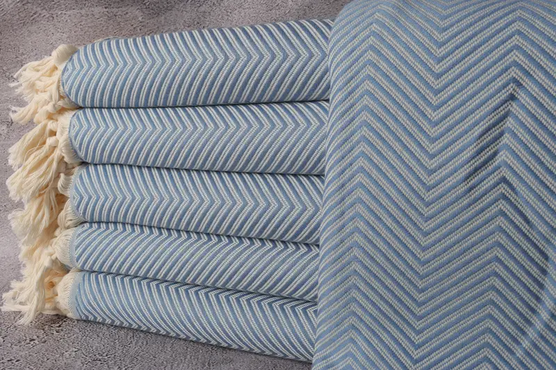 Christmas Tablecloth, Bachelorette Party Favors, Merry Christmas Gifts, 92x80 Cotton Striped Towel, Personalized Gifts, Woven Throw Blanket - 1