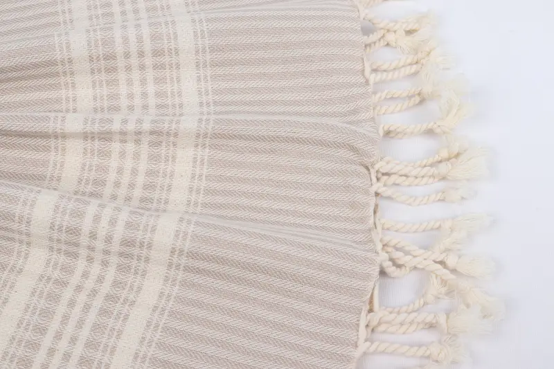 Monogrammed Beach Towel, Beach Towel Gift, Turkish Towel Personalized, 68x38 Cotton Striped Towel, Turkish Towel USA, Boyfriend Christmas Gift - 8