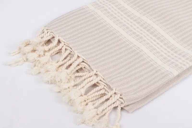 Monogrammed Beach Towel, Beach Towel Gift, Turkish Towel Personalized, 68x38 Cotton Striped Towel, Turkish Towel USA, Boyfriend Christmas Gift - 7