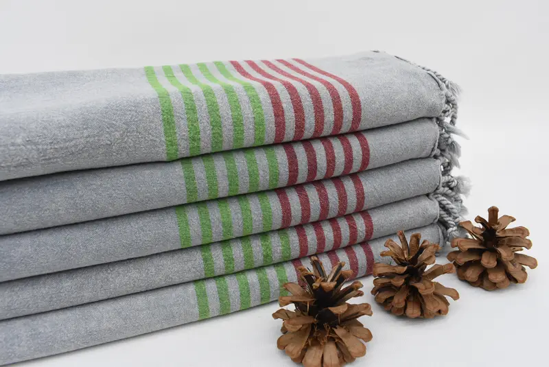 Eco-Friendly Turkish Towel, Unique Wedding Gift, Luxury towel, Christmas Gift, Fouta towel, Monogram Beach Towel, Scarf Towel, Summer Gift Ideas - 2