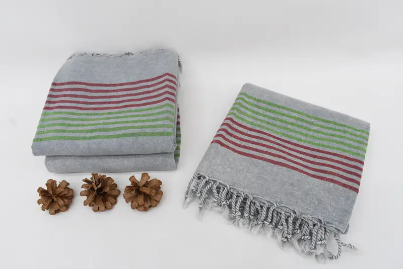 Eco-Friendly Turkish Towel, Unique Wedding Gift, Luxury towel, Christmas Gift, Fouta towel, Monogram Beach Towel, Scarf Towel, Summer Gift Ideas - 7