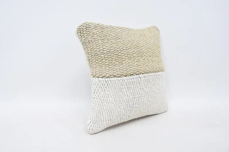 Luxury Pillow Cover, Pillow for Couch, Cushion Case, Boho Pillow, 12x12 Beige Pillow, Patio Pillow Case, Throw Kilim Pillow, Pastel Cushion Case - 3