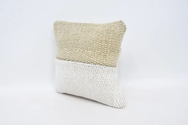 Luxury Pillow Cover, Pillow for Couch, Cushion Case, Boho Pillow, 12x12 Beige Pillow, Patio Pillow Case, Throw Kilim Pillow, Pastel Cushion Case - 4