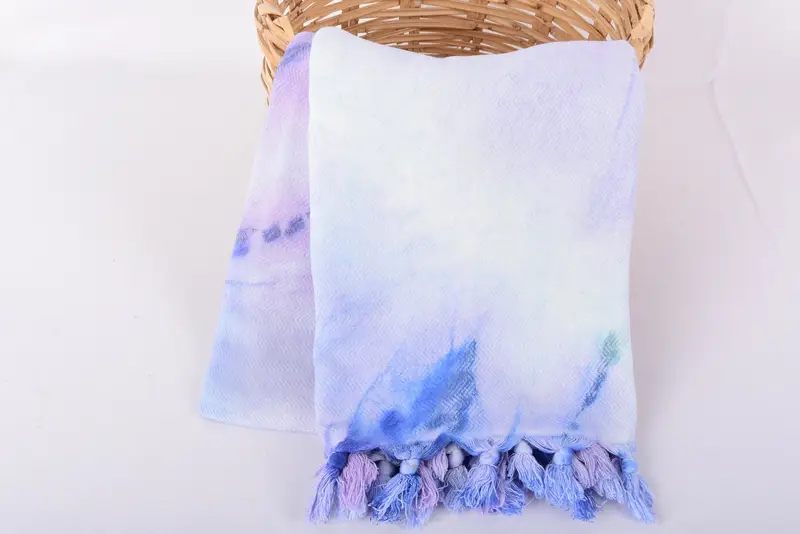 Kids Beach Towel, Bath towel, Family Gift Basket, Birthday Gift, Beach Towel Bulk, Monogram Turkish Towel, 68x32 Cotton Zigzag Tie Dye Towel - 5