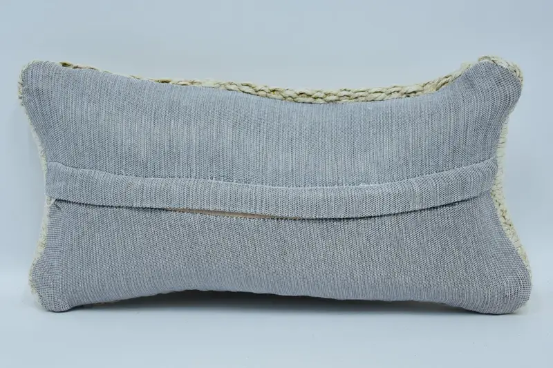 Ethnical Kilim Rug Pillow, 8x16 Beige Pillow Cover, Vintage Kilim Pillow, Boho Pillow Sham Cover, Pattern Throw Pillow Sham, Cushion Cover - 6