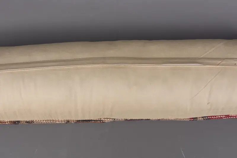 Turkish Pillow, Handmade Kilim Cushion, Boho Pillow, Cushion Cover, 12x48 Red Cushion Cover, Aesthetic Pillow, Rustic Pillow, Farmhouse Pillow Sham - 7