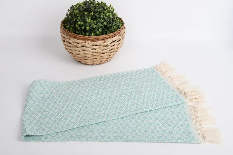 Kişiselleştirilmiş Hediye, Seyahat Havlusu, Sevgililer Günü Hediyesi, Kişiselleştirilmiş Hediyeler, 38x20 Pamuklu Elmas Havlu, Türk El Havlusu, Nedime Favors - 4