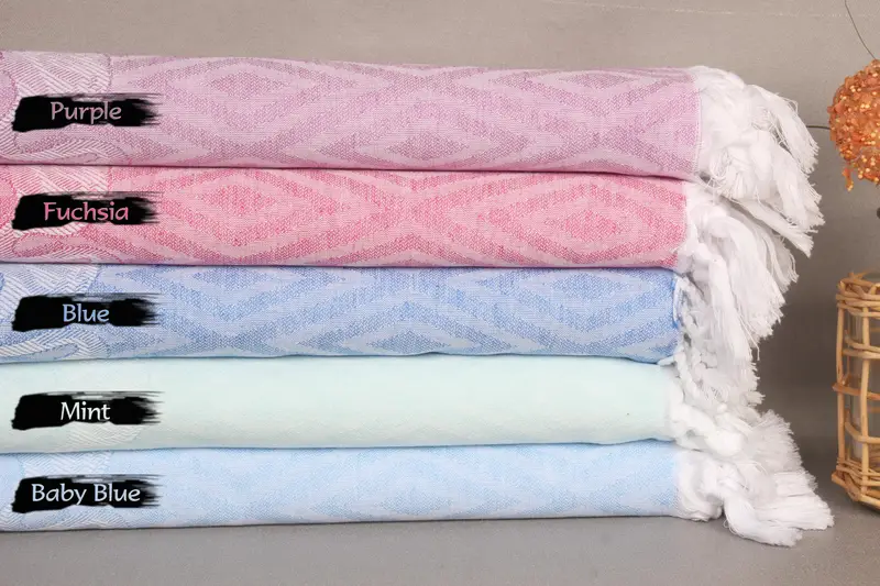 Wedding Gifts Towel Organic Cotton Flamingo Patterned, 40x71 Inches