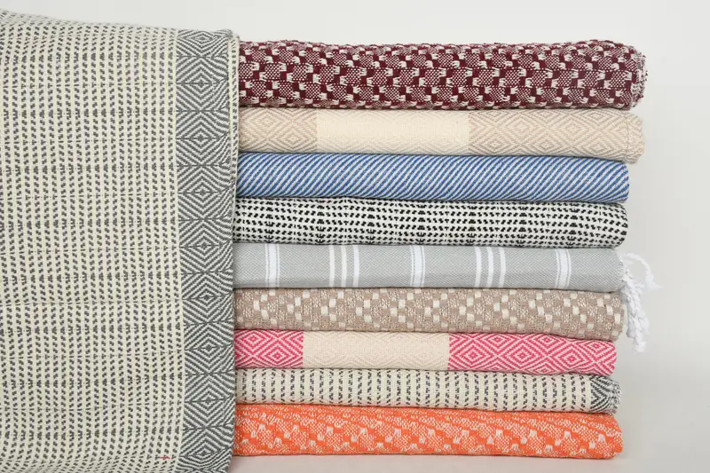 Xmas Gifts, 36x18 Linen Set of 10 Towel, Wedding Gift, Custom Hand Towel, Travel Towel, Turkish Tea Towel, Gift Boxes Tea Towels, Bachelorette Towel - 1