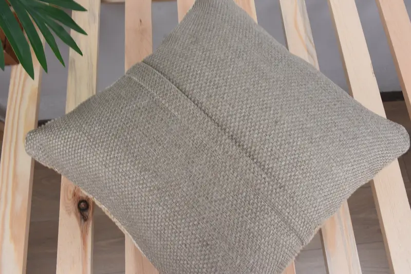 Kilim Pillow Cover, Pillow Cover, Boho Pillow Sham Cover, 14x14 Beige Pillow Sham, Vintage Kilim Throw Pillow, Wholesale Cushion Cover - 8