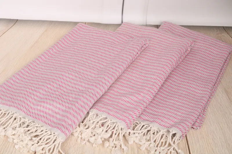 Monogram Beach Towel, Peshtemal Towel, Bridal Party Gifts, Embroidery Towel, 70x40 Cotton Polka Dot Towel, Unique Wedding Gift, Quick-dry peshtemal - 6