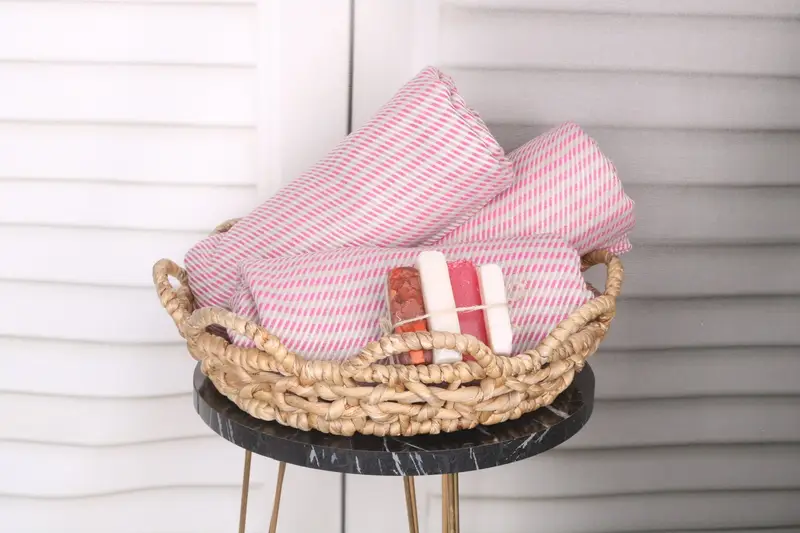 Monogram Beach Towel, Peshtemal Towel, Bridal Party Gifts, Embroidery Towel, 70x40 Cotton Polka Dot Towel, Unique Wedding Gift, Quick-dry peshtemal - 4