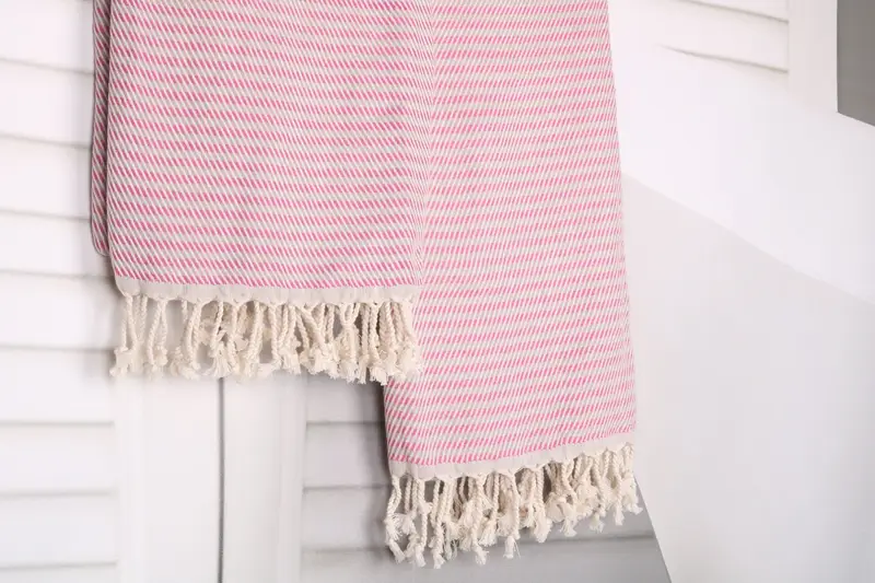 Monogram Beach Towel, Peshtemal Towel, Bridal Party Gifts, Embroidery Towel, 70x40 Cotton Polka Dot Towel, Unique Wedding Gift, Quick-dry peshtemal - 8