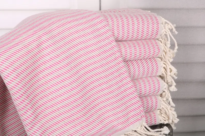Monogram Beach Towel, Peshtemal Towel, Bridal Party Gifts, Embroidery Towel, 70x40 Cotton Polka Dot Towel, Unique Wedding Gift, Quick-dry peshtemal - 1