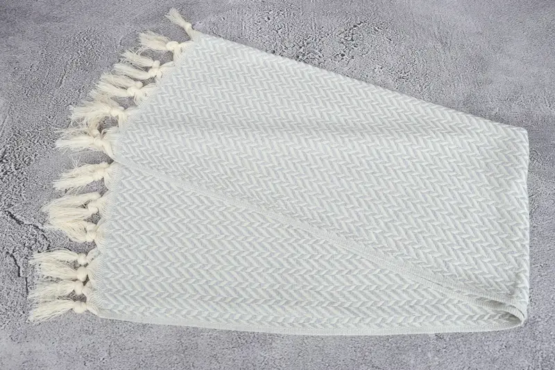 Personalized Hand Towel, Guest Towel, Personalized Gifts, Small Towel, Gift For The Home Decor, Small Bath Towels, 36x18 Cotton Chevron Towel - 6