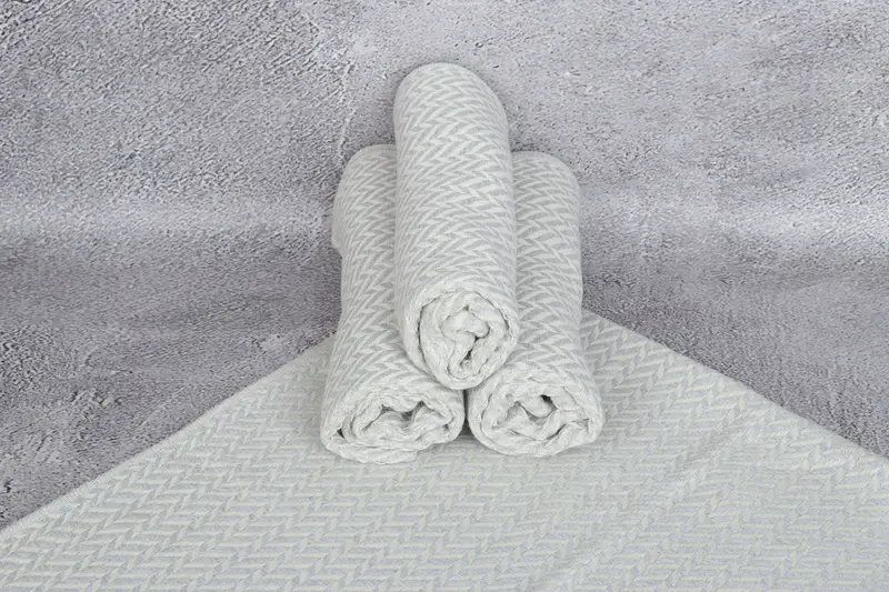 Personalized Hand Towel, Guest Towel, Personalized Gifts, Small Towel, Gift For The Home Decor, Small Bath Towels, 36x18 Cotton Chevron Towel - 7