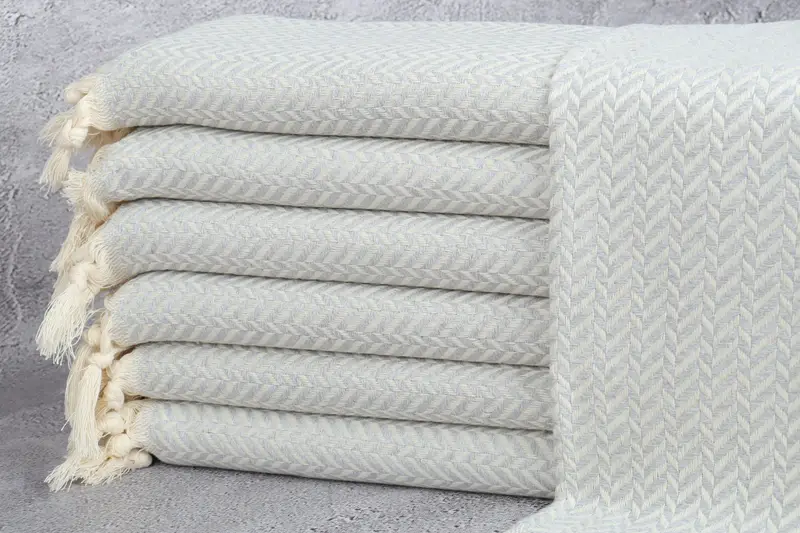 Personalized Hand Towel, Guest Towel, Personalized Gifts, Small Towel, Gift For The Home Decor, Small Bath Towels, 36x18 Cotton Chevron Towel - 1