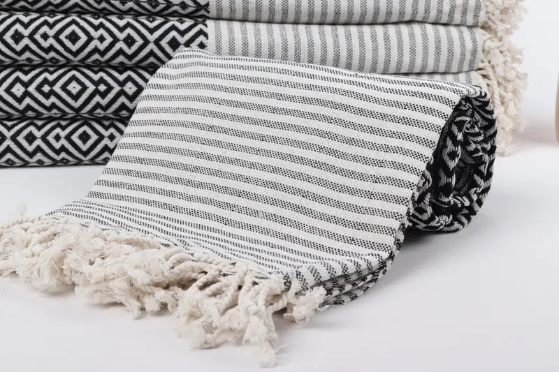 Wedding Gifts Towel, 76x38 Cotton Diamond Towel, Sand-free peshtemal towel for the beach, Halloween Gifts, Bridesmaid Gift Towel, Gifts For Him - 4