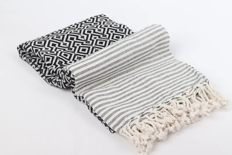 Wedding Gifts Towel, 76x38 Cotton Diamond Towel, Sand-free peshtemal towel for the beach, Halloween Gifts, Bridesmaid Gift Towel, Gifts For Him - 6