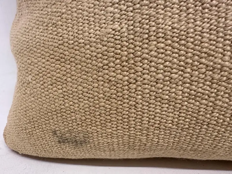 16x36 Beige Pillow Case, Floor Pillow, Chair Pillow Case, Interior Designer Pillow, Cushion, Turkish Kilim Pillow, Kilim Cushion Sham - 2