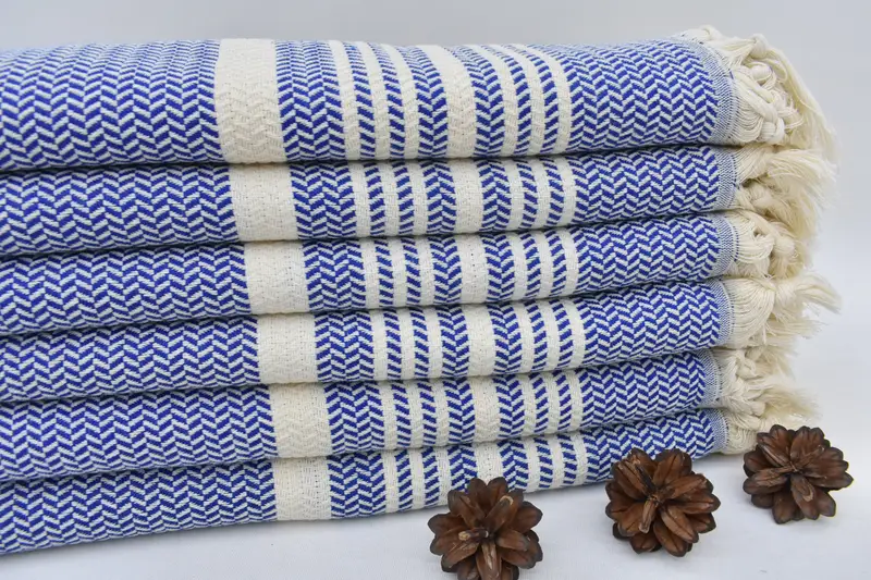Monogrammed Hand Towel, Bachelor Gifts, Turkish Tea Towel, Personalized Gifts, Halloween Bachelorette Party Favors, 40x18 Cotton Striped Towel - 4