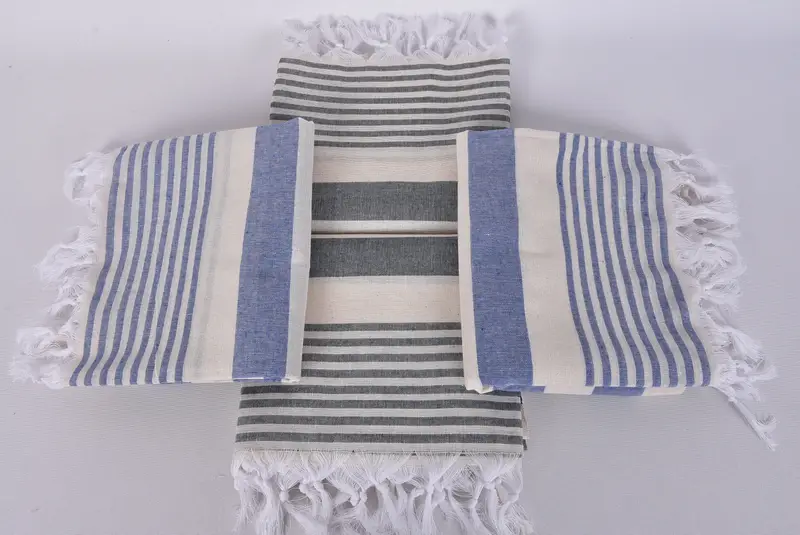 Beach Towel Bulk, Organic Towel, Embroidery Towel, Organic towel, Bachelorette Party Favors Beach, Personalized Towel, 70x40 Cotton Striped Towel - 6