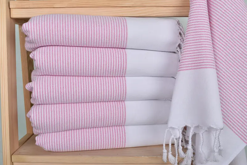 Engagement Gift, Bridesmaid Gifts, Personalized Hand Towel, Spa Towel, Monogram Kitchen Towel, 40x18 Cotton Striped Towel, Monogrammed Turkish Towel - 2