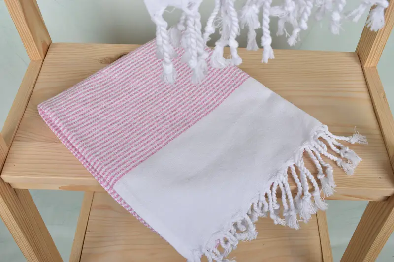 Engagement Gift, Bridesmaid Gifts, Personalized Hand Towel, Spa Towel, Monogram Kitchen Towel, 40x18 Cotton Striped Towel, Monogrammed Turkish Towel - 5