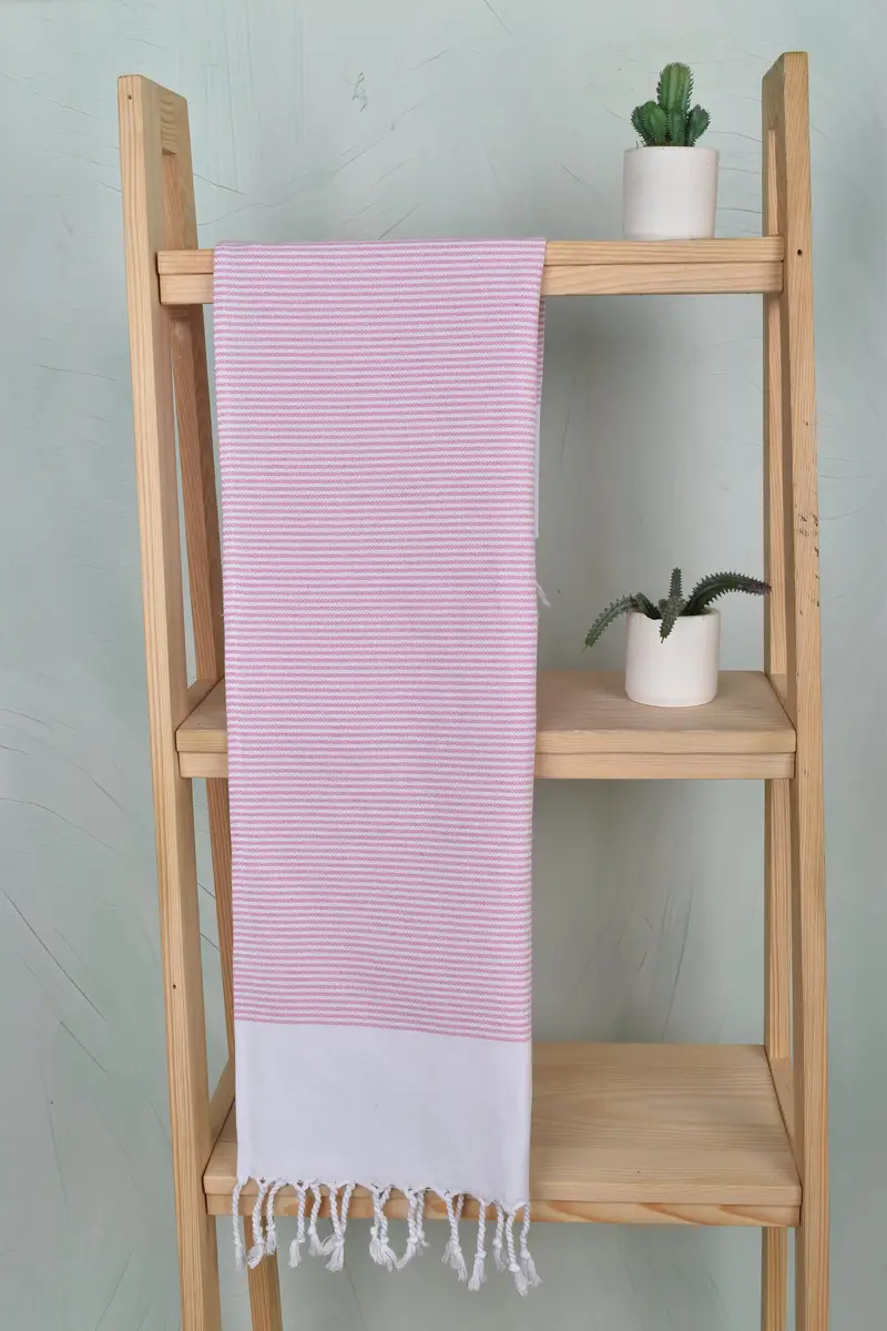 Engagement Gift, Bridesmaid Gifts, Personalized Hand Towel, Spa Towel, Monogram Kitchen Towel, 40x18 Cotton Striped Towel, Monogrammed Turkish Towel - 8