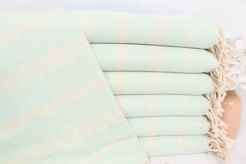 Bridesmaid Gifts Personalized, 38x24 Cotton Striped Towel, Personalized Kitchen Towel, Beach Wedding Favor, Personalized Gift, Kitchen Towel - 1