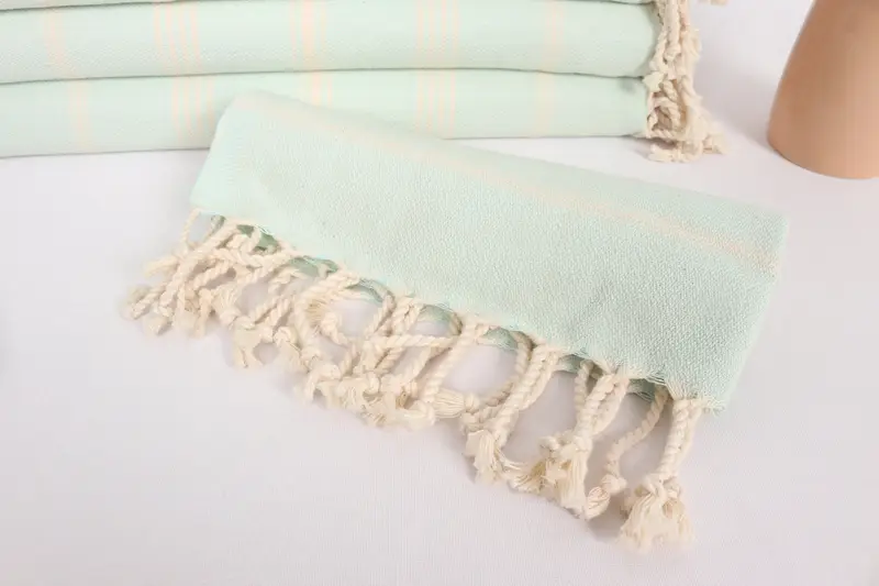Bridesmaid Gifts Personalized, 38x24 Cotton Striped Towel, Personalized Kitchen Towel, Beach Wedding Favor, Personalized Gift, Kitchen Towel - 4