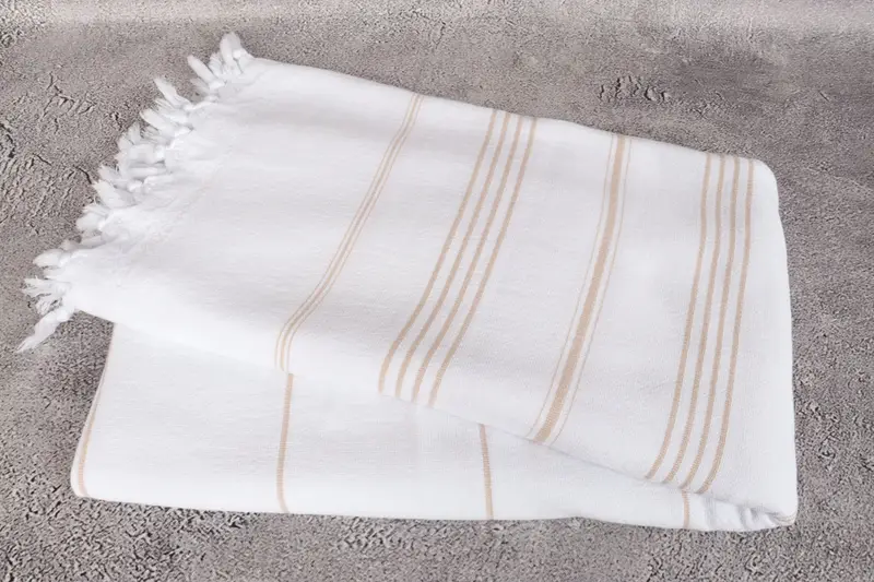 Housewarming Gift, Lightweight Turkish towel, 68x36 Cotton Striped Terry Towel, Bachelor Gifts, Personalized Wedding Gift For Couple, Gifts For Him - 6