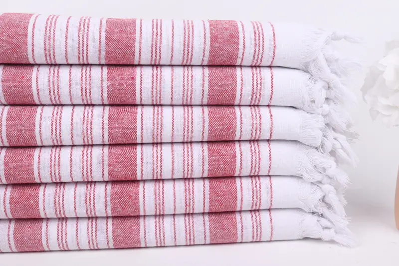 Bridal Party Gifts, Bridal Shower Favors, Turkish towel, 68x32 Cotton Striped Towel, Monogrammed Beach Towel, Turkish Beach Towel Personalized - 3