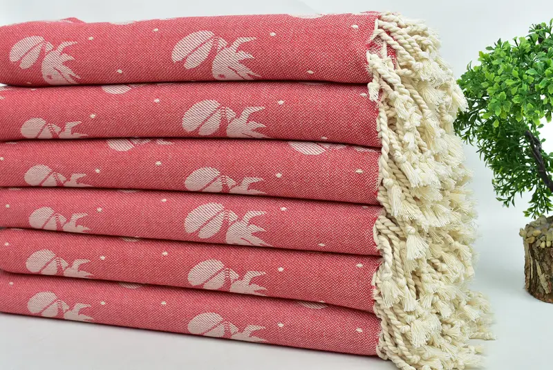 Large Beach Towel Personalized, Quick-Dry Beach Towel, Quick-dry peshtemal, Halloween Gifts, Turkish hand towel, 68x40 Cotton Crab Design Towel - 3