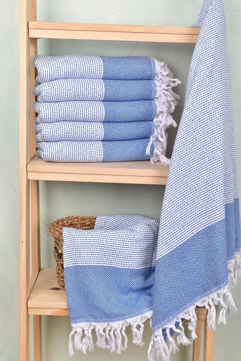 70x40 Cotton Diamond Towel, Best Beach Towel, Christmas Gift, Turkish Towel USA, Miami Bachelorette Party Favors, Personalized Turkish Towel - 3
