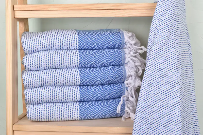70x40 Cotton Diamond Towel, Best Beach Towel, Christmas Gift, Turkish Towel USA, Miami Bachelorette Party Favors, Personalized Turkish Towel - 2