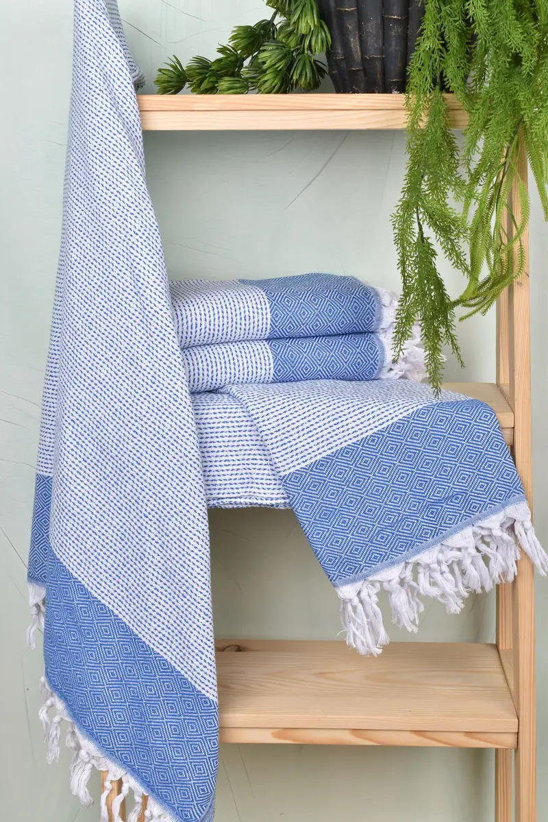 70x40 Cotton Diamond Towel, Best Beach Towel, Christmas Gift, Turkish Towel USA, Miami Bachelorette Party Favors, Personalized Turkish Towel - 6