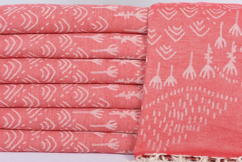 Custom Hochzeitsgeschenk, leichtes türkisches Handtuch, großes türkisches Handtuch, Valentinstag Geschenk, Spa -Handtuch, 68x40 Cotton Mountain Design Handtuch - 3