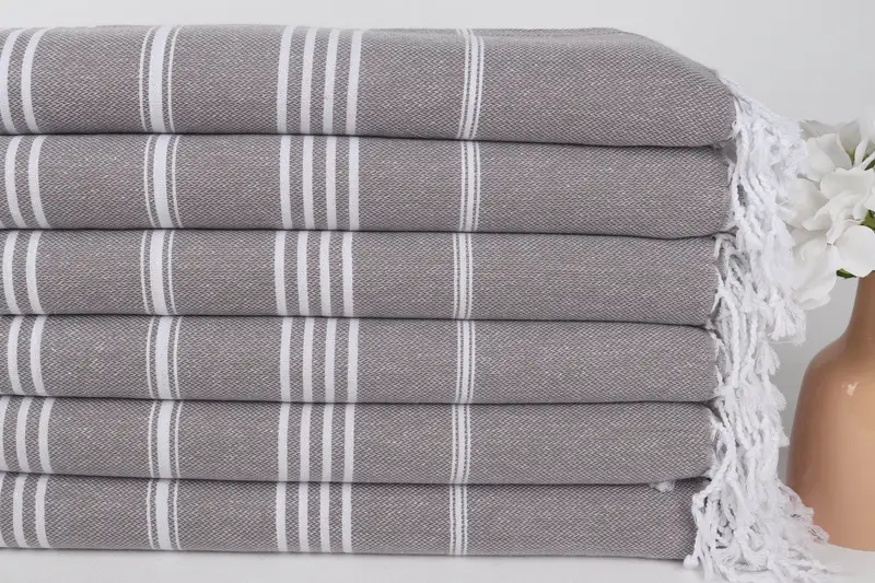 Large Turkish Towel, Housewarming Gift, 70x40 Cotton Striped Towel, Bachelorette Favor, Spa Gift Towel, Quick-dry peshtemal, Custom Towel Beach - 3